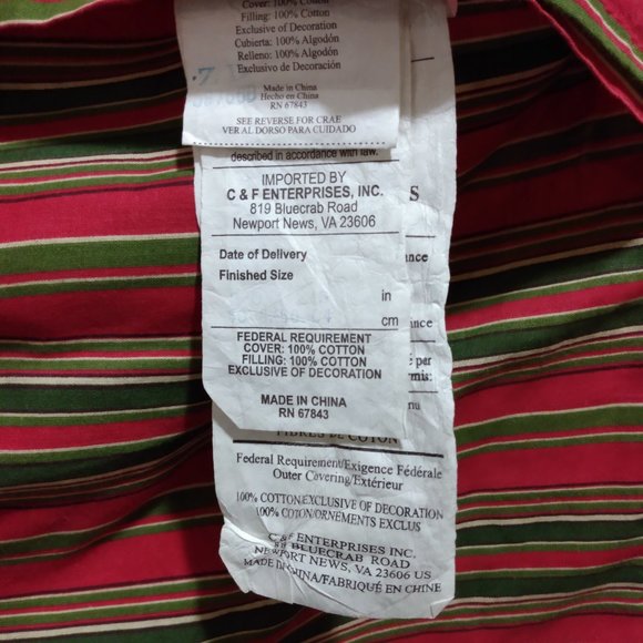 Holly Red Cotton Quilt Pillow Shams (Set Of 4) Queen Size - Picture 3 of 8